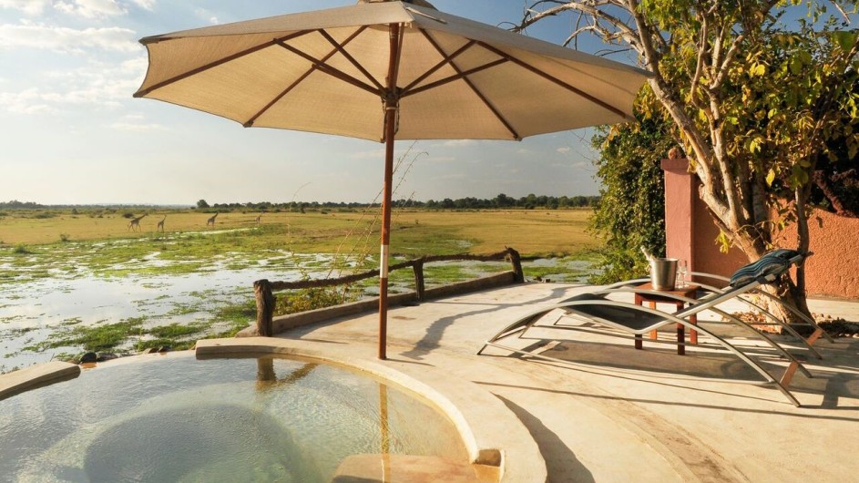 Zambia Kafunta River Lodge Pool