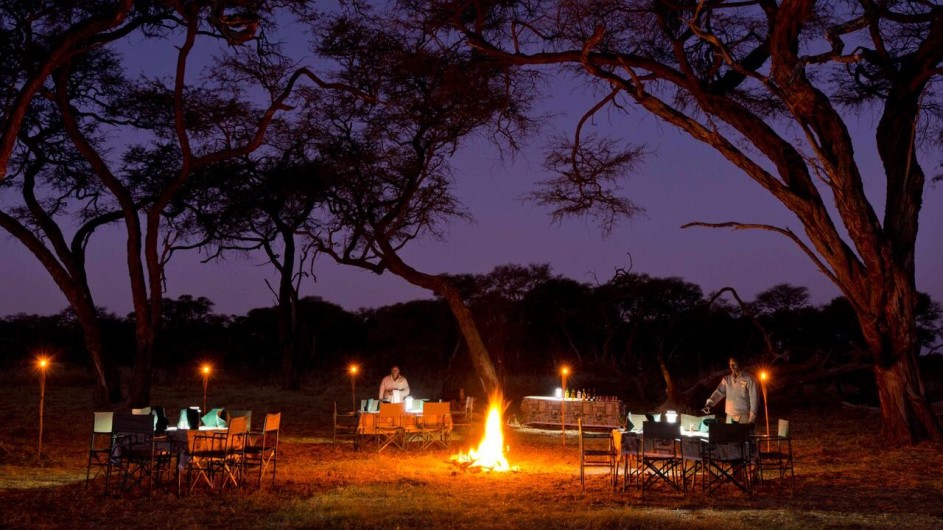 Zimbabwe Hwangwe Safari Lodge Dinner