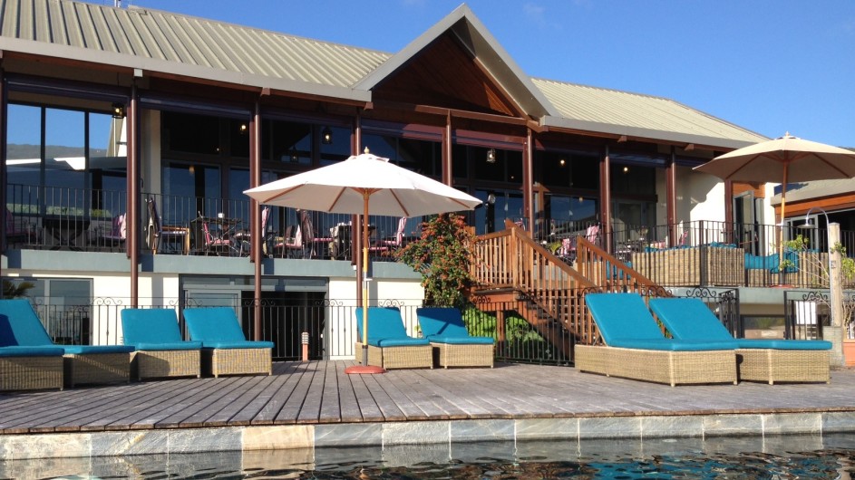 La Reunion Diana Dea Lodge Ansicht vom Pool