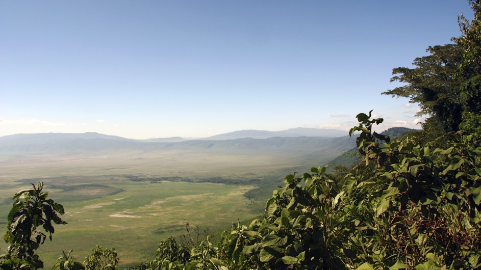 Tanzania Blick in den Ngorongoro Krater