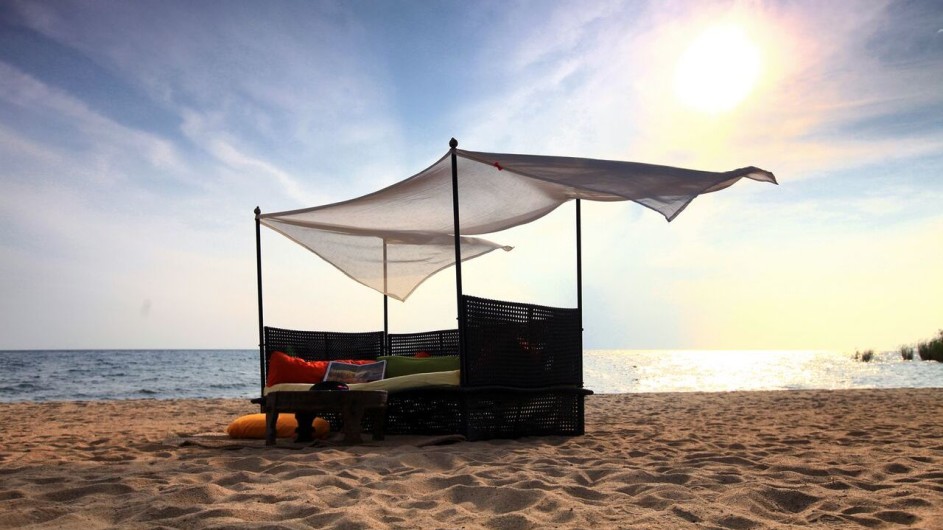 TAnzania Mahale Nationalpark Kungwe Beach Lodge Strand
