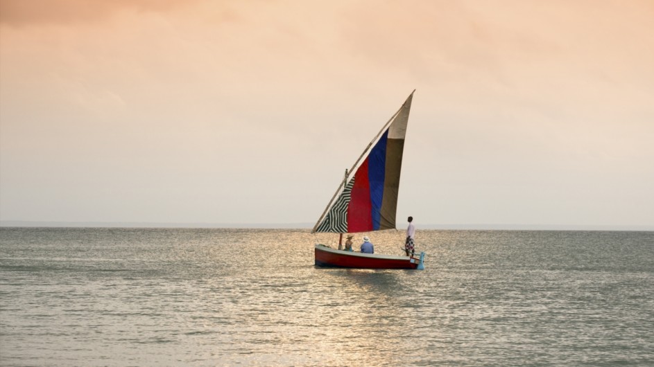 Mozambique Benguerra Island Lodge Dhow Fahrt