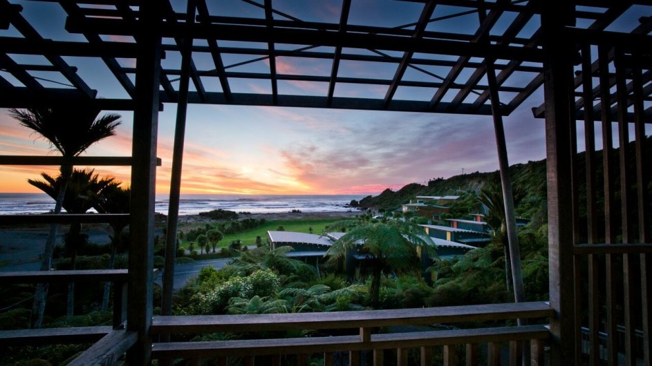 Neuseeland Westküste Punakaiki Resort Aussicht