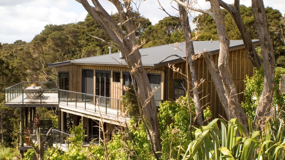 Neuseeland Sanctuary Bay of Islands Lodge Ansicht