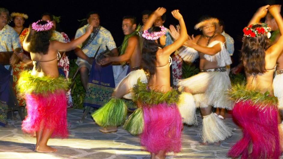 Cook Inseln Pacific Resort Aitutaki Tanzvorführung
