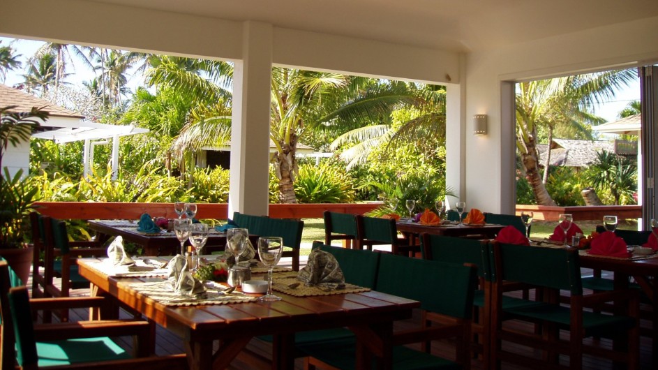 Cook Inseln Rarotonga Palm Grove Resort Restaurant