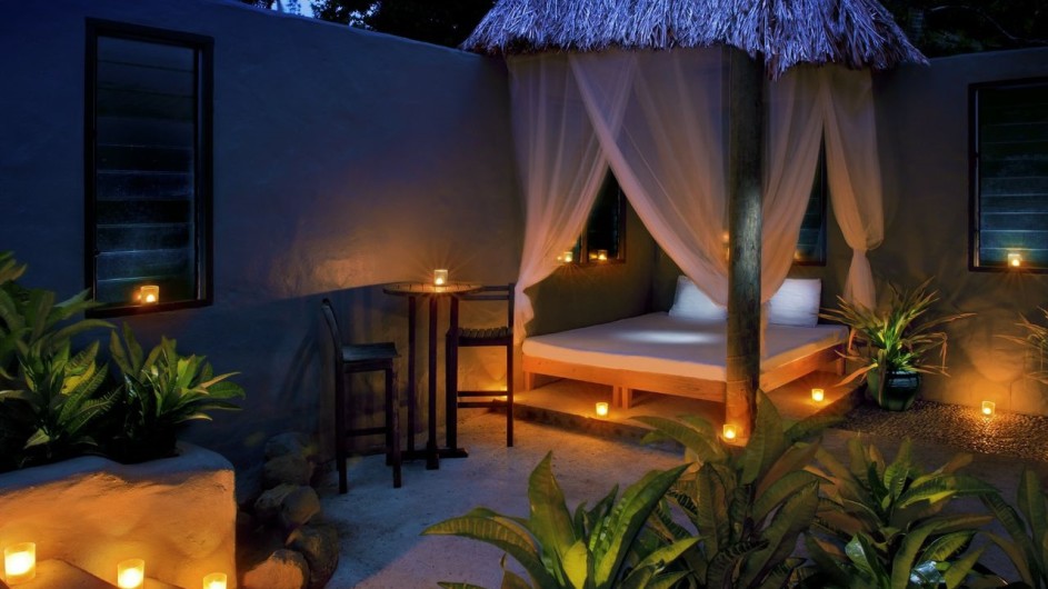 Fiji Inseln Lalita Island Resort Honeymoon Villa Terrasse
