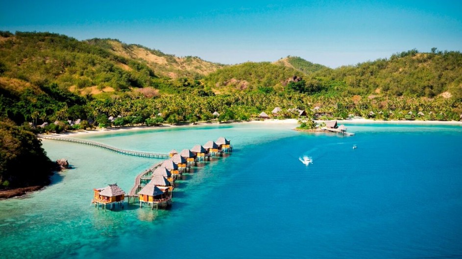 Fiji Inseln Likuliku Lagoon Resort Ansicht