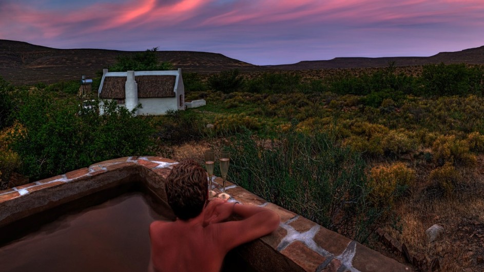 Südafrika Cederberge Enjo Nature Farm Rockpool