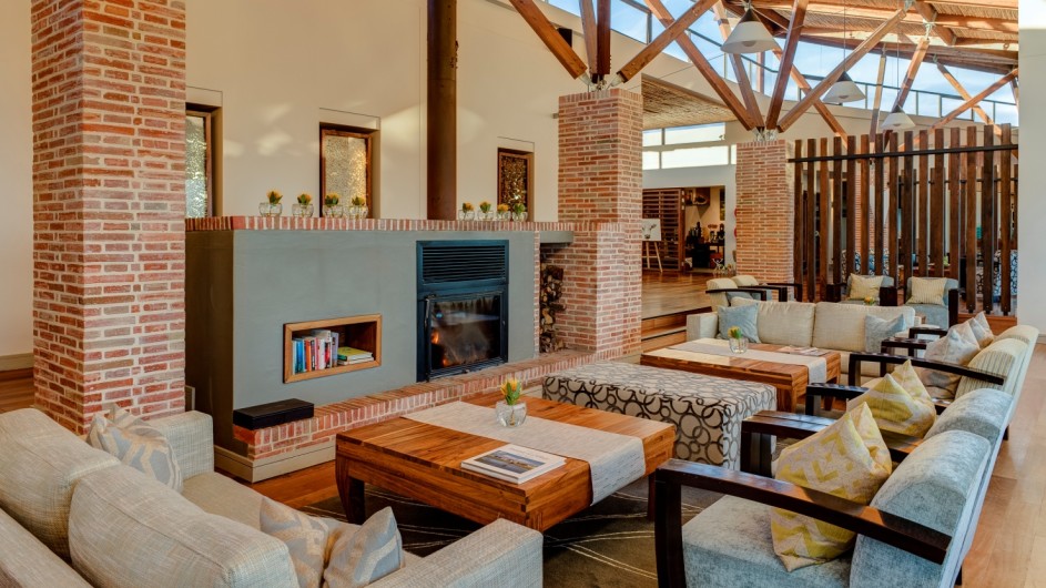 © Grootbos Private Nature Reserve Lounge der Forest Lodge