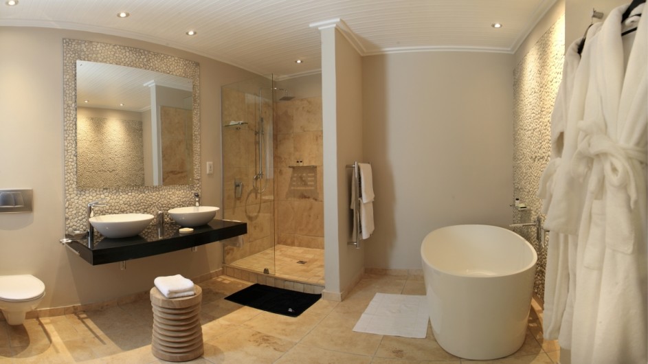 Südafrika Plettenberg Bay Lodge Badezimmer