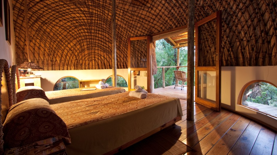 Südafrika Rorke´s Drift Isibindi Zulu Lodge Zimmer innen