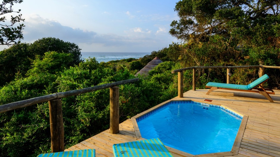 Südafrika Thonga Beach Lodge Meerblickzimmer mit Pool
