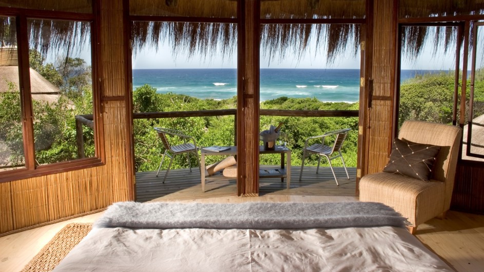 Südafrika Thonga Beach Lodge Zimmer Ausblick