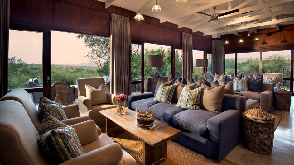 Südafrika Kwandwe Private Game Reserve Kwandwe Ecca Lodge Lounge