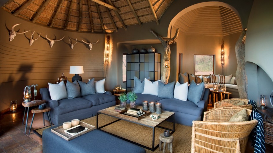 Südafrika Madikwe Safari Lodge Dithaba Lodge Lounge