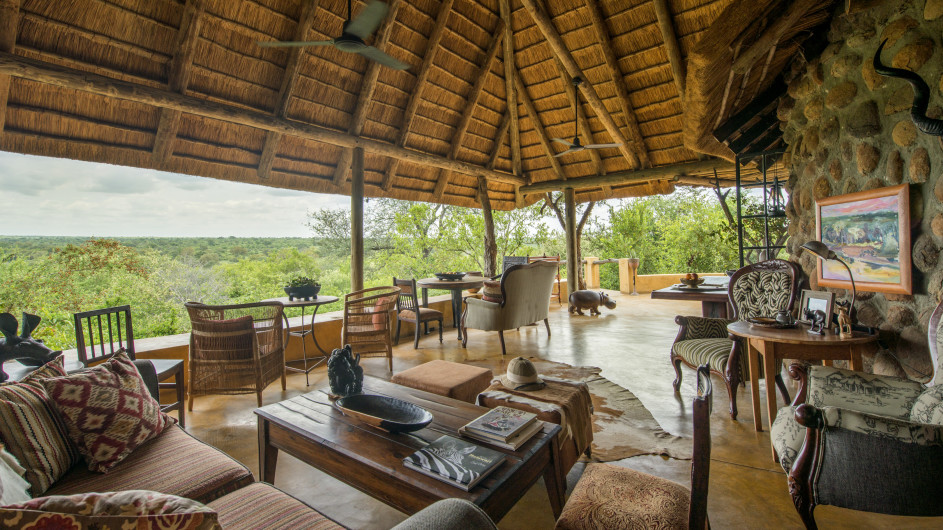 Südafrika Motswari Private Game Reserve Geigers Camp Lounge