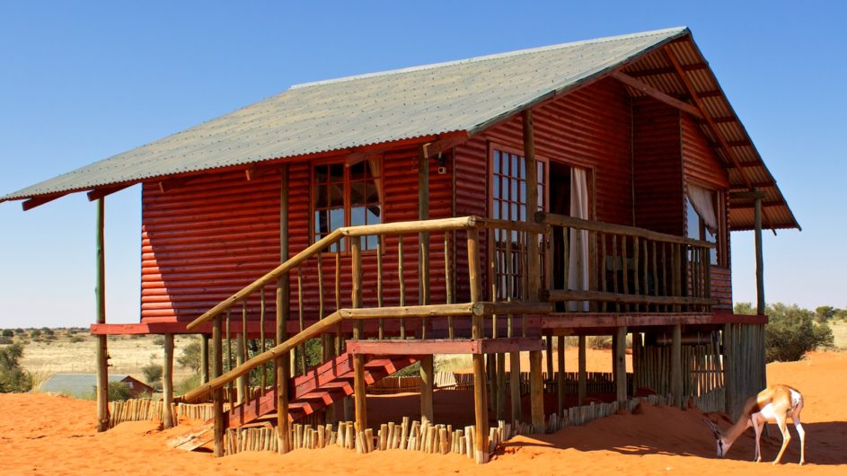 Namibia Mariental Bagatelle Kalahari Game Ranch Chalet außen