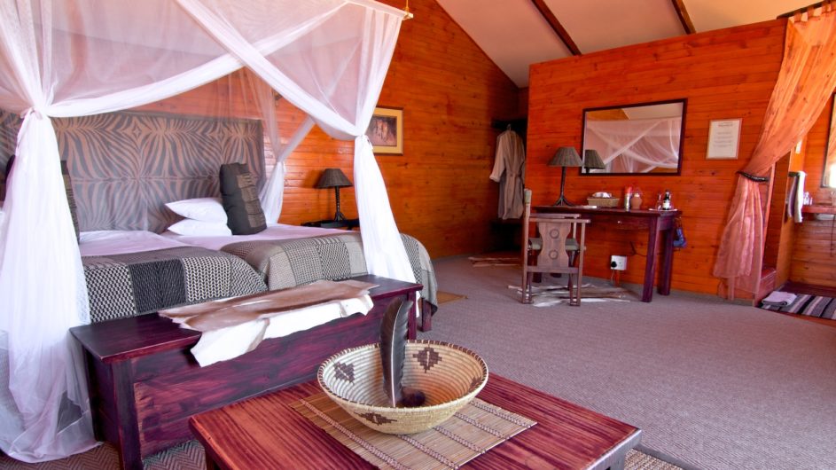 Namibia Mariental Bagatelle Kalahari Game Ranch Dune Chalet innen