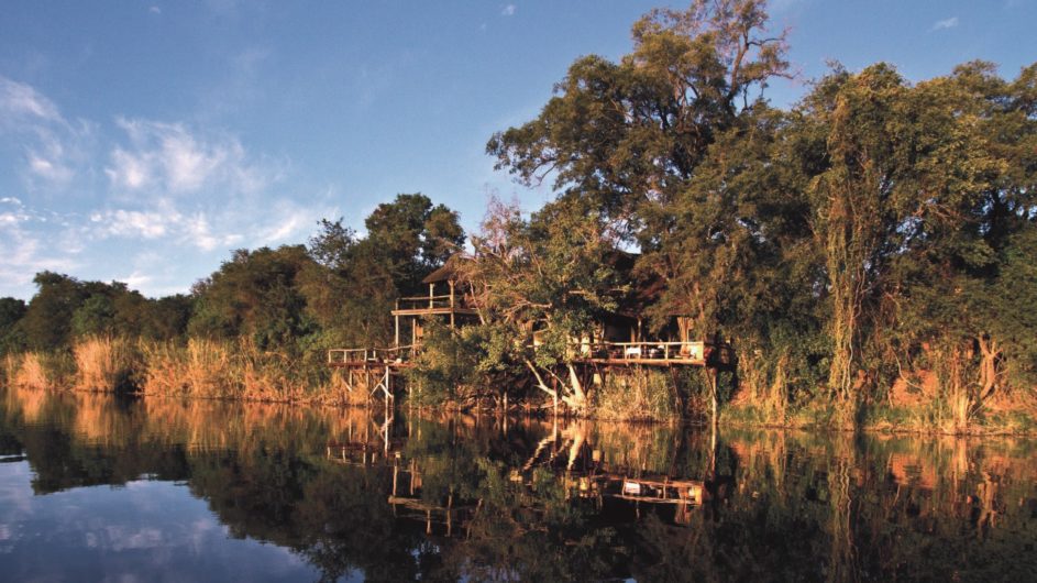 Namibia Caprivi Lianshulu Lodge Ansicht