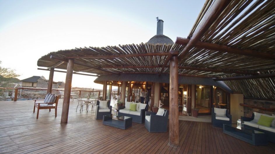 Namibia Sossusvlei Hoodia Desert Lodge Terrasse