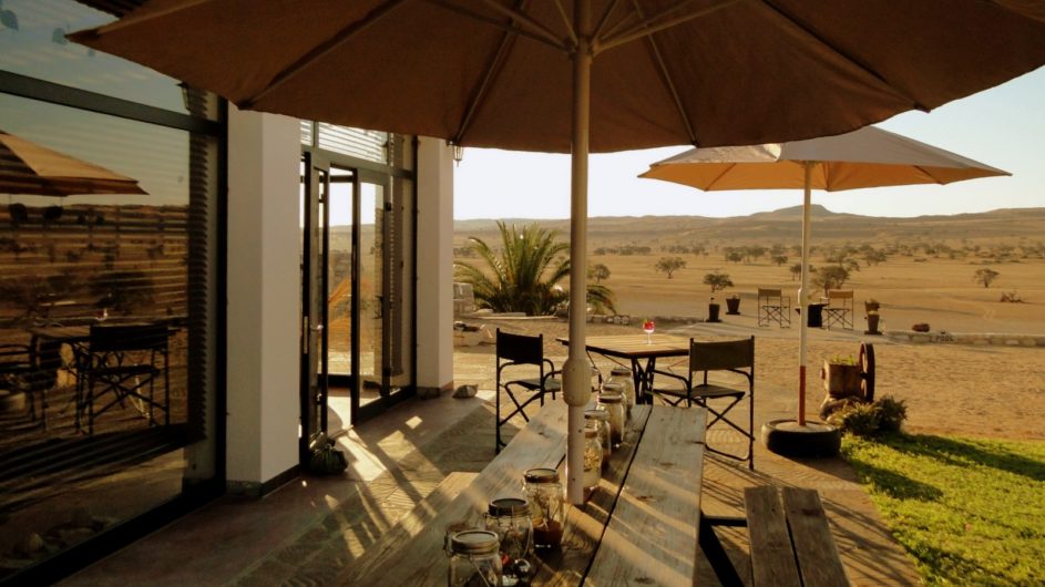 Namibia Namib Tsondap Valley Lodge Terrasse