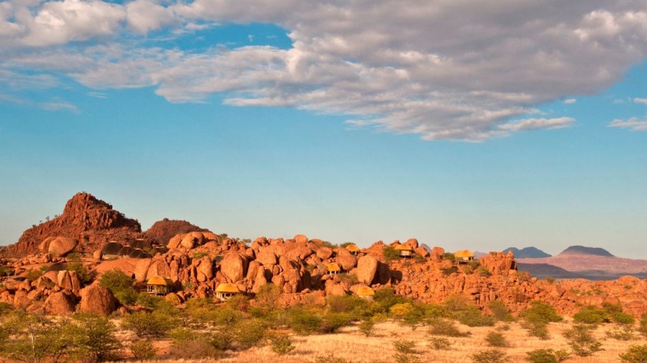 Namibia Erongo Berge Mowani Mountain Camp Ansicht