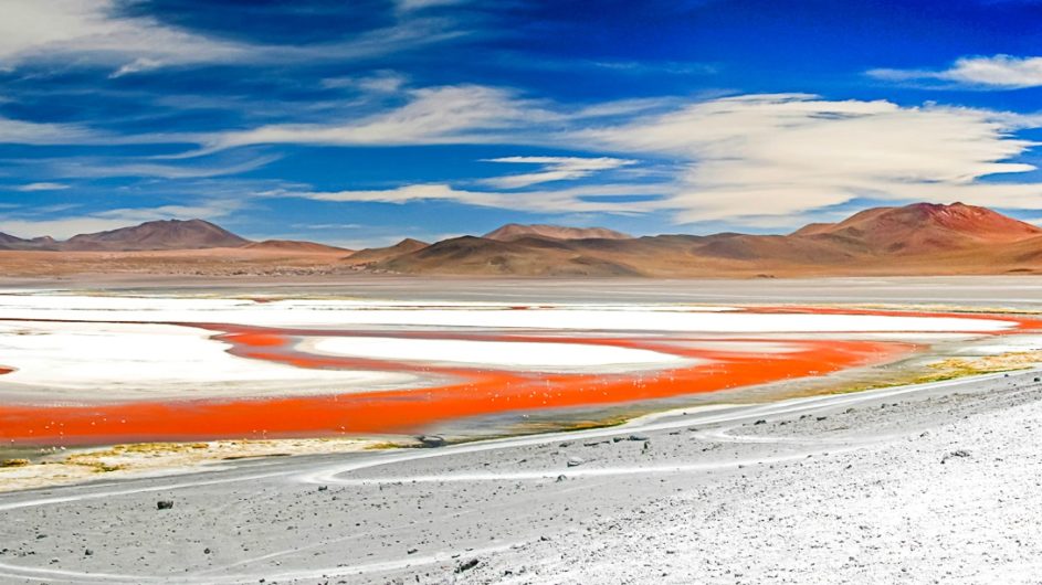 Boliven Peru Kleingruppenreise Uyuni Chamäleon Reisen Laguna Colorada