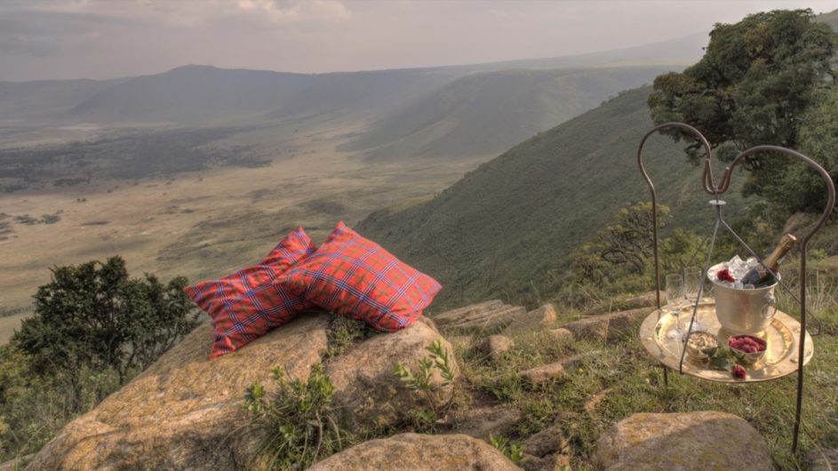 Tanzania andBeyond Ngorongoro Crater Lodge Sundowner