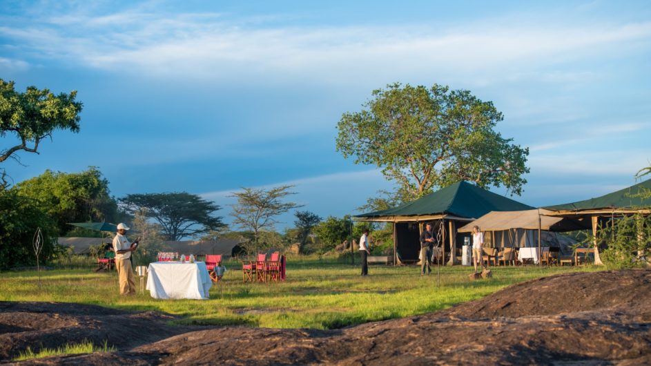 Tanzania Sanctuary Serengeti Migration Camp Ansicht