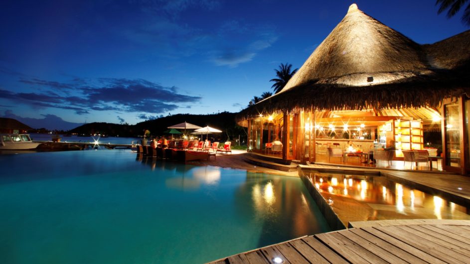 Französisch Polynesien Bora Bora Sofitel Marara Beach Resort Hurican Bar