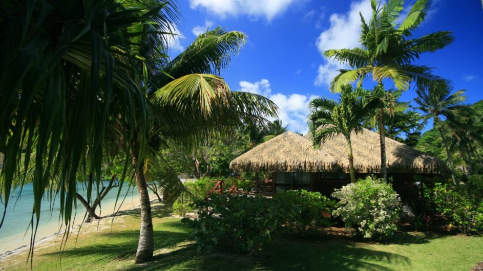 Französisch Polynesien Huahine Royal Huahine Hotel Strand Bungalow