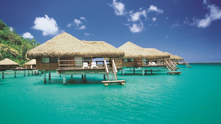 Französisch Polynesien Huahine Royal Huahine Hotel Overwater Bungalow