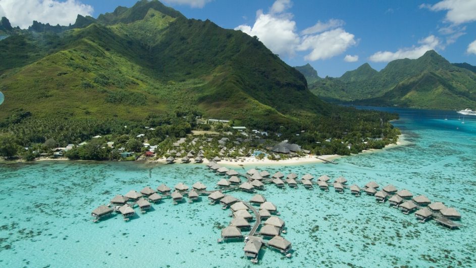 Französisch Polynesien Hilton Moorea Lagoon Resort Resortansicht