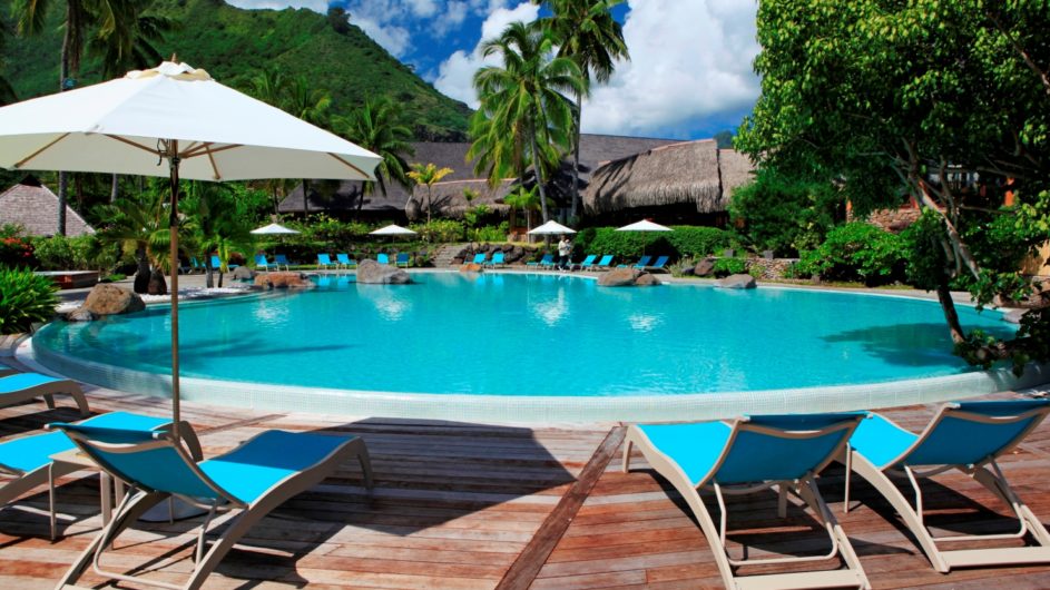 Französisch Polynesien Hilton Moorea Lagoon Resort Pool