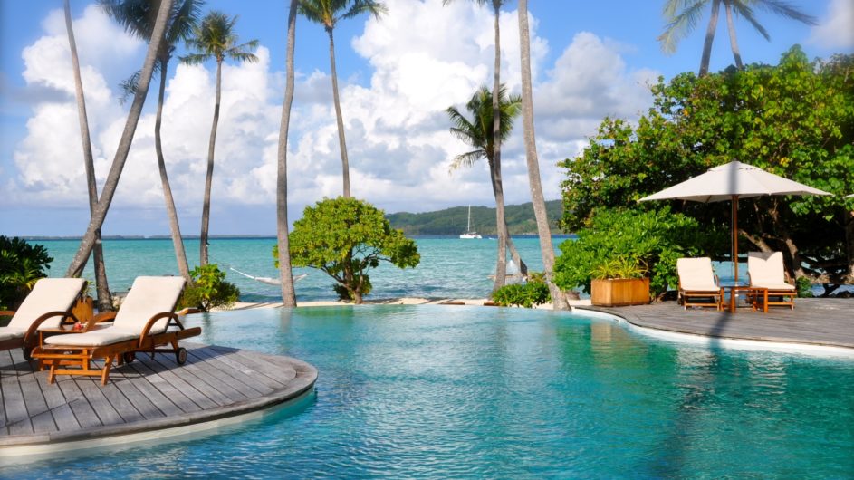 Französisch Polynesien Tahai Island Resort Pool