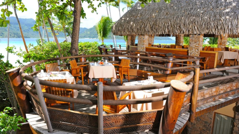 Französisch Polynesien Tahai Island Resort Restaurant