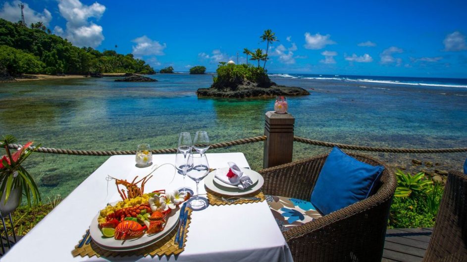 Samoa Upolu Seabreeze Resort Dinner