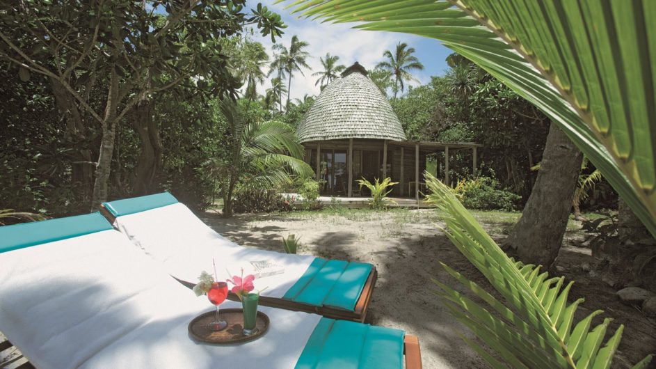 Tonga Tongatapu Fafa Island Resort Fale Außenansicht