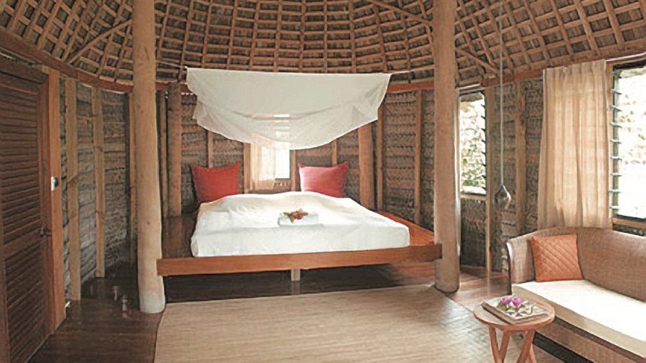 Tonga Tongatapu Fafa Island Resort Schlafzimmer