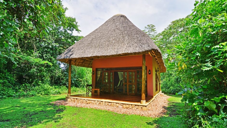 Uganda - Great Lakes Safaris - Kibale NP - Primate Lodge - Luxury Cottage außen