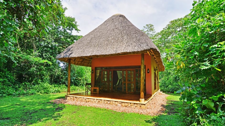 Uganda - Great Lakes Safaris - Kibale NP - Primate Lodge - Luxury Cottage außen