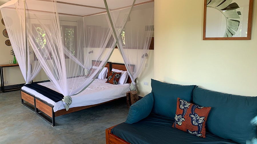 Uganda - Great Lakes Safaris - Turaco Treetops Lodge -Zimmer innen