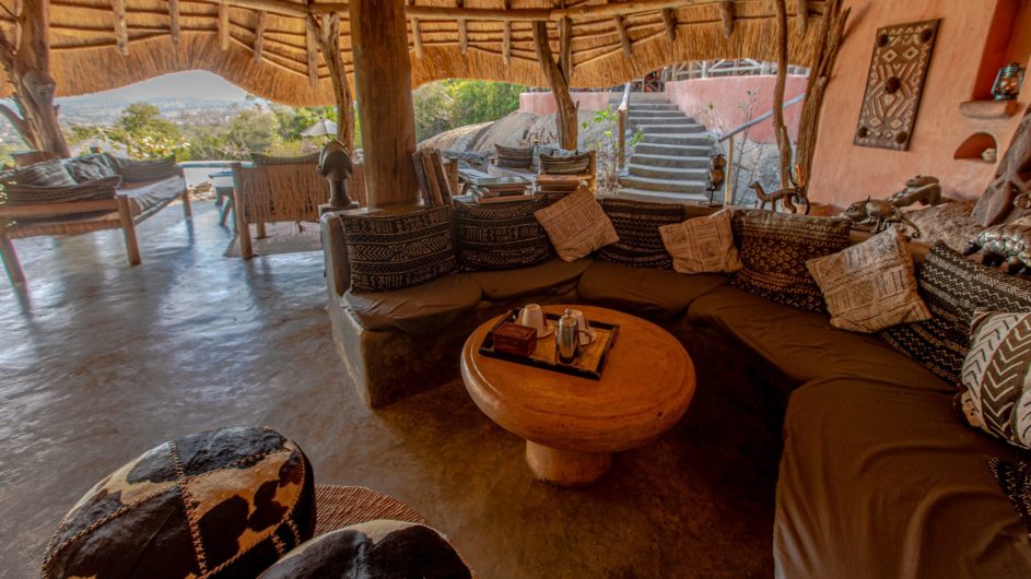 Uganda - Lake Mburo NP - Mihingo Lodge - Lounge