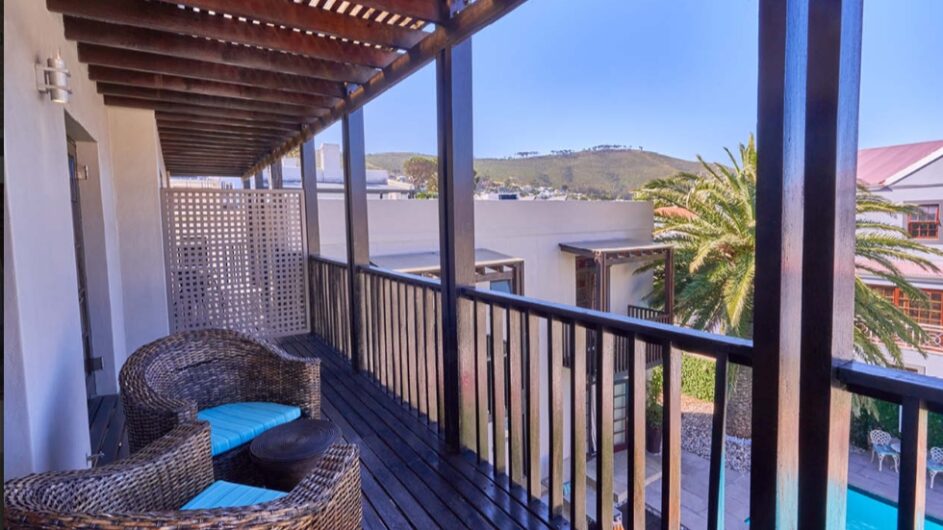 Südafrika - Kapstadt - Derwent House - Beautiful Room - Balkon