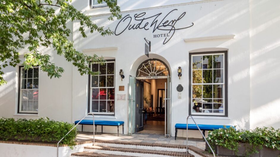 Südafrika - Stellenbosch - Oude Werf Hotel - Eingang