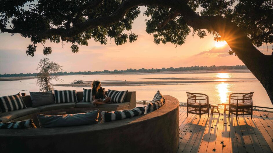 Zambia - Kafunta Safaris - Three Rivers Camp - Terrasse