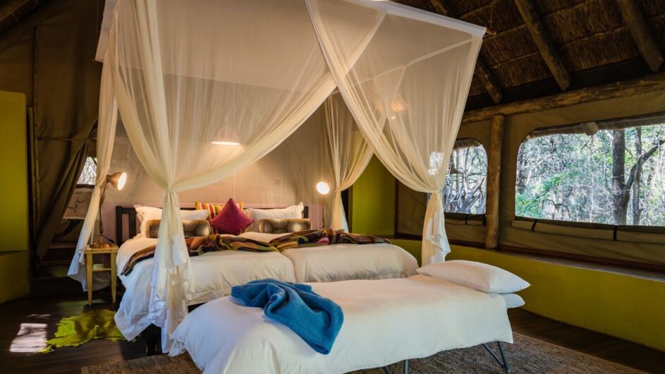 Südafrika - Madikwe Game Reserve - Jaci´s Safari Lodge - Safari Lodge - Tented Suite - Schlafzimmer