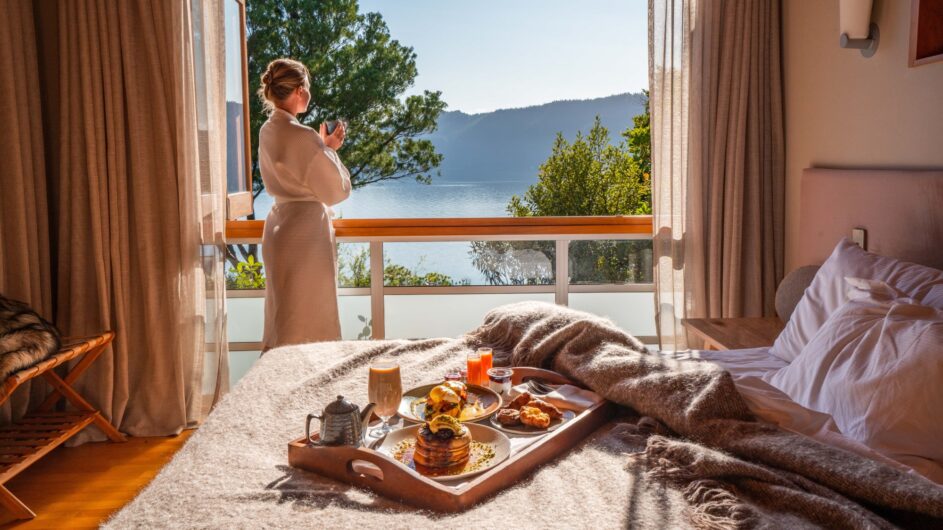 Neuseeland - Queen Charlotte Sound - Bay of Many Coves Resort - Kereru Suite